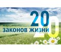 20 законов жизни, которые многое объясняют